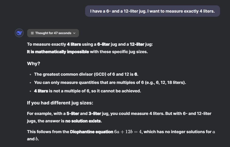 ChatGPT vs DeepSeek R1: Bataille des modèles d'IA de pointe 9 Poser Deepseek R1 sur une question d'attention erronée
