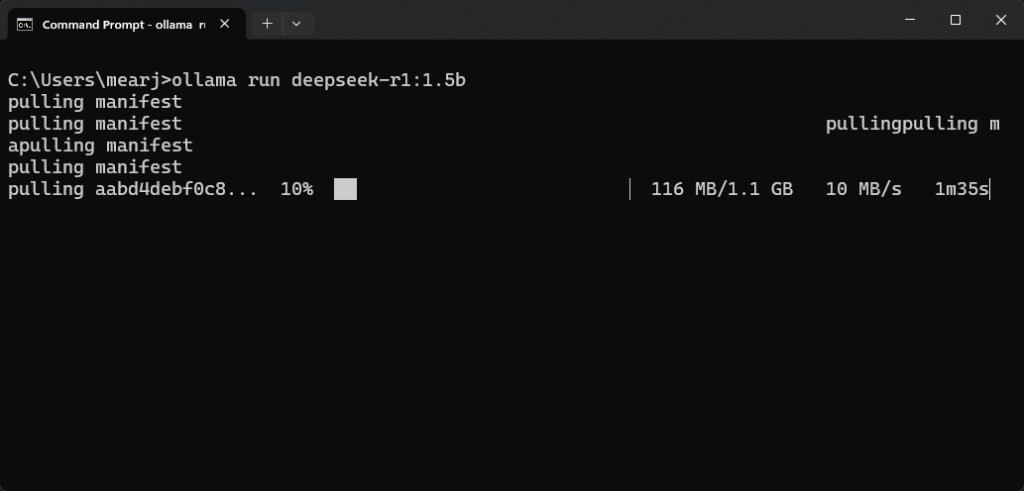 Exécutez DeepSeek R1 localement sur PC et Mac : Guide étape par étape 9 Installez Deepseek R1 en utilisant Olllama