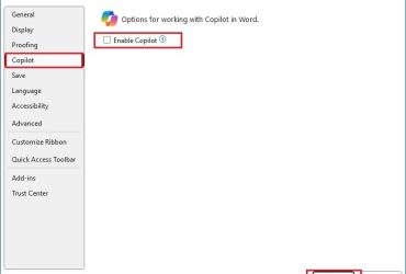 Comment désactiver Copilote dans Word, Excel et PowerPoint : Guide facile 5 Comment désactiver Copilote dans Word, Excel et PowerPoint : Guide facile