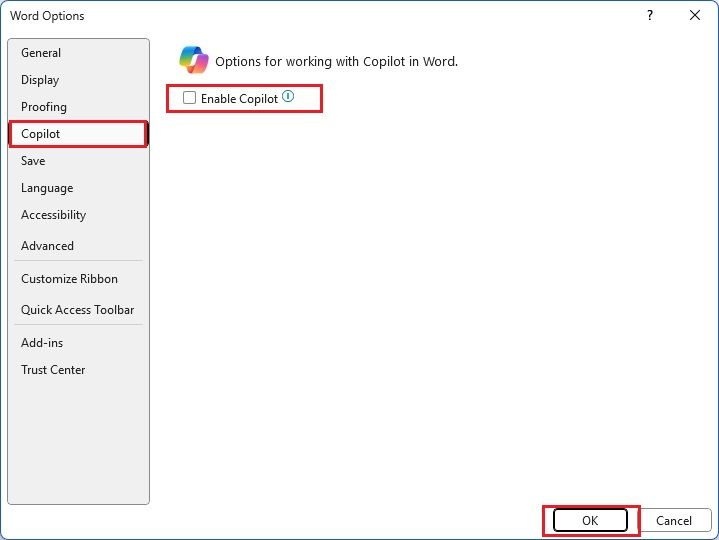 Comment désactiver Copilote dans Word, Excel et PowerPoint : Guide facile 6 se débarrasser du copilote dans Word