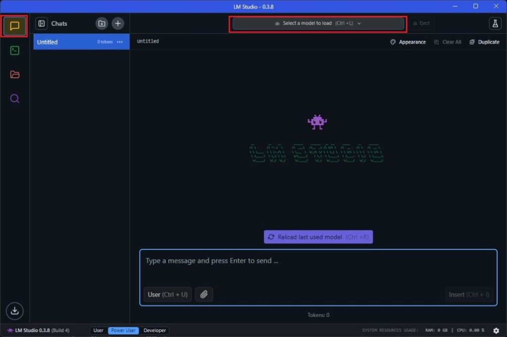 Exécutez DeepSeek R1 localement sur PC et Mac : Guide étape par étape 6 Chargez le modèle R1 Deepseek sur Windows