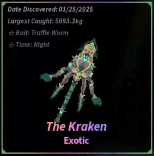 Guide ultime : Attraper le Kraken dans Fisch 6 Le Kraken Fisch
