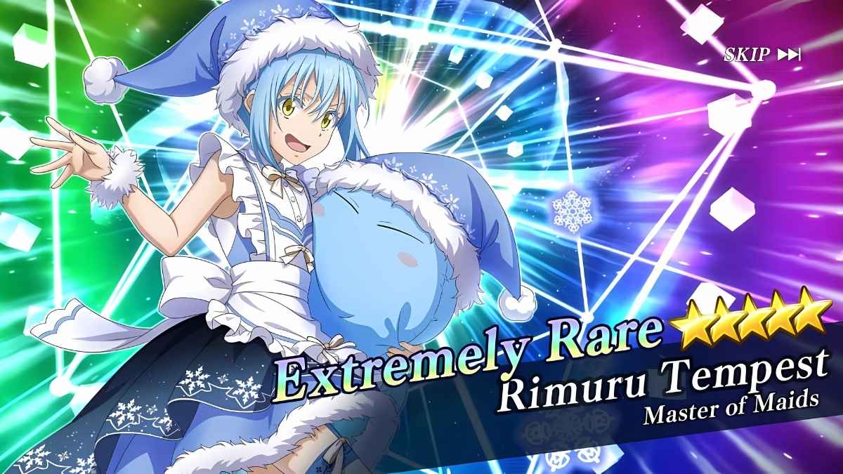 Liste de niveaux d'unités méta de mémoires ISEKAI d'Ultimate Slime 6 Rimuru Tempest Maître de la servante dans Slime ISEKAI Memories