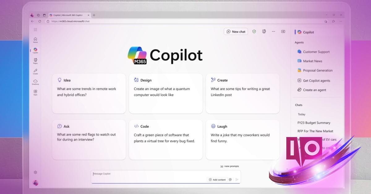 Microsoft lance Microsoft 365 Copilot Chat pour les utilisateurs professionnels.