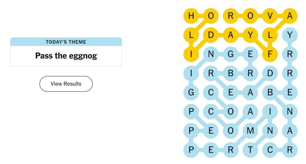 NYT Strands Today: December 23, 2024 Hints and Answers "NYT Strands Aujourd'hui: 23 décembre 2024 Indices et Réponses" 5 NYT Strands Today: December 23, 2024 Hints and Answers
"NYT Strands Aujourd'hui: 23 décembre 2024 Indices et Réponses"