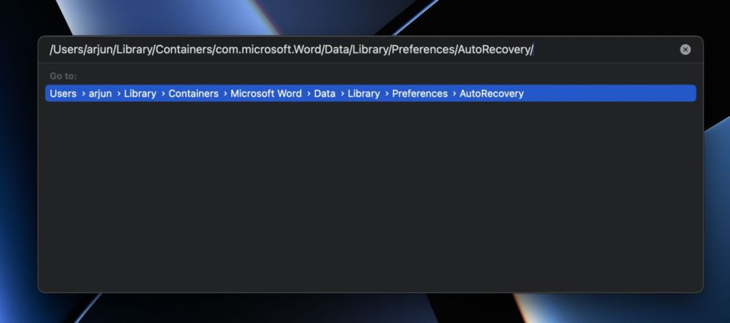 Récupérer des documents Word non enregistrés sur Mac: Guide facile 6 chemin pour ouvrir le dossier de récupération automatique de Word dans Macos