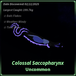 Guide ultime pour compléter le Bestiaire Abyssal Zenith dans Fisch 7 Saccopynx colossal