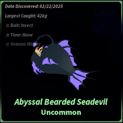 Guide ultime pour compléter le Bestiaire Abyssal Zenith dans Fisch 8 Seadevil barbu abyssal