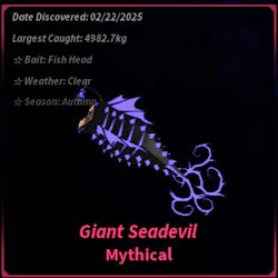 Guide ultime pour compléter le Bestiaire Abyssal Zenith dans Fisch 13 Seadevil géant