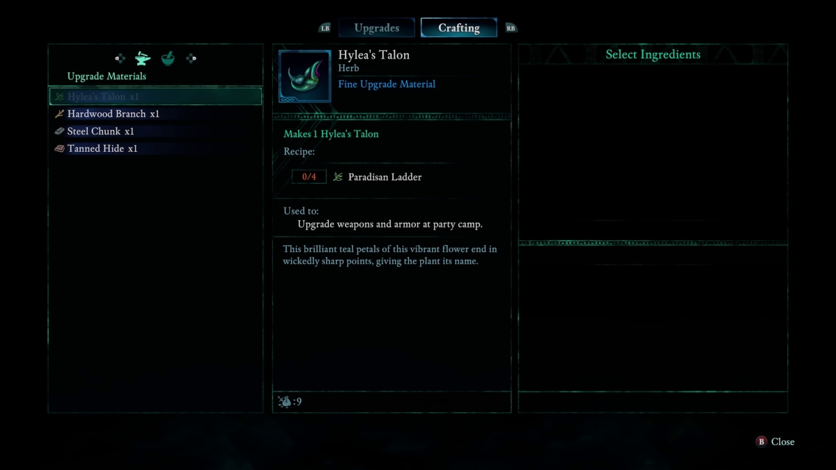 Comment trouver la Griffe de Hylea dans Avowed - Emplacements et Conseils 6 Gameplay avoué fabriquant le talon de Hylea de Paradisan Ladder
