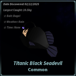 Guide ultime pour compléter le Bestiaire Abyssal Zenith dans Fisch 6 Titanic Black Seadevil