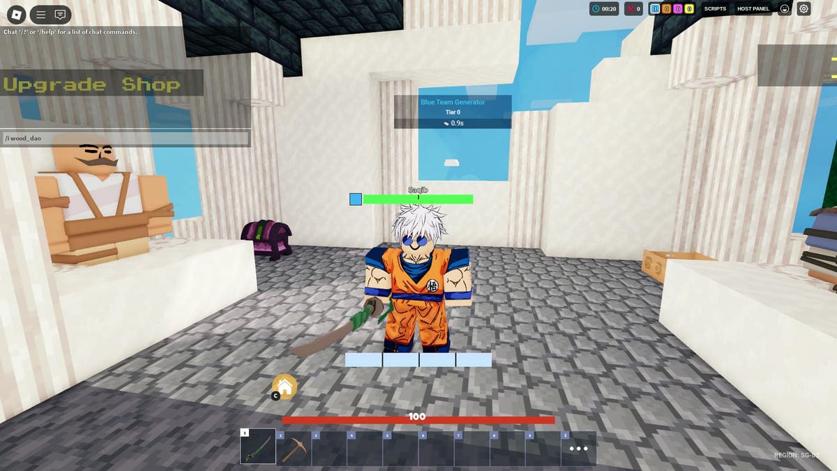 Liste complète des commandes Bedwars de Roblox