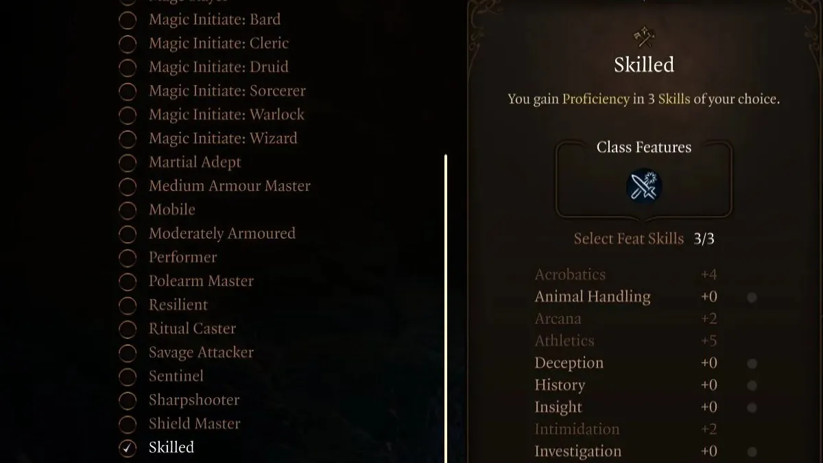 Meilleurs exploits pour Rogue dans Baldur's Gate 3: Guide complet 6 Exploit qualifié dans Baldur's Gate 3