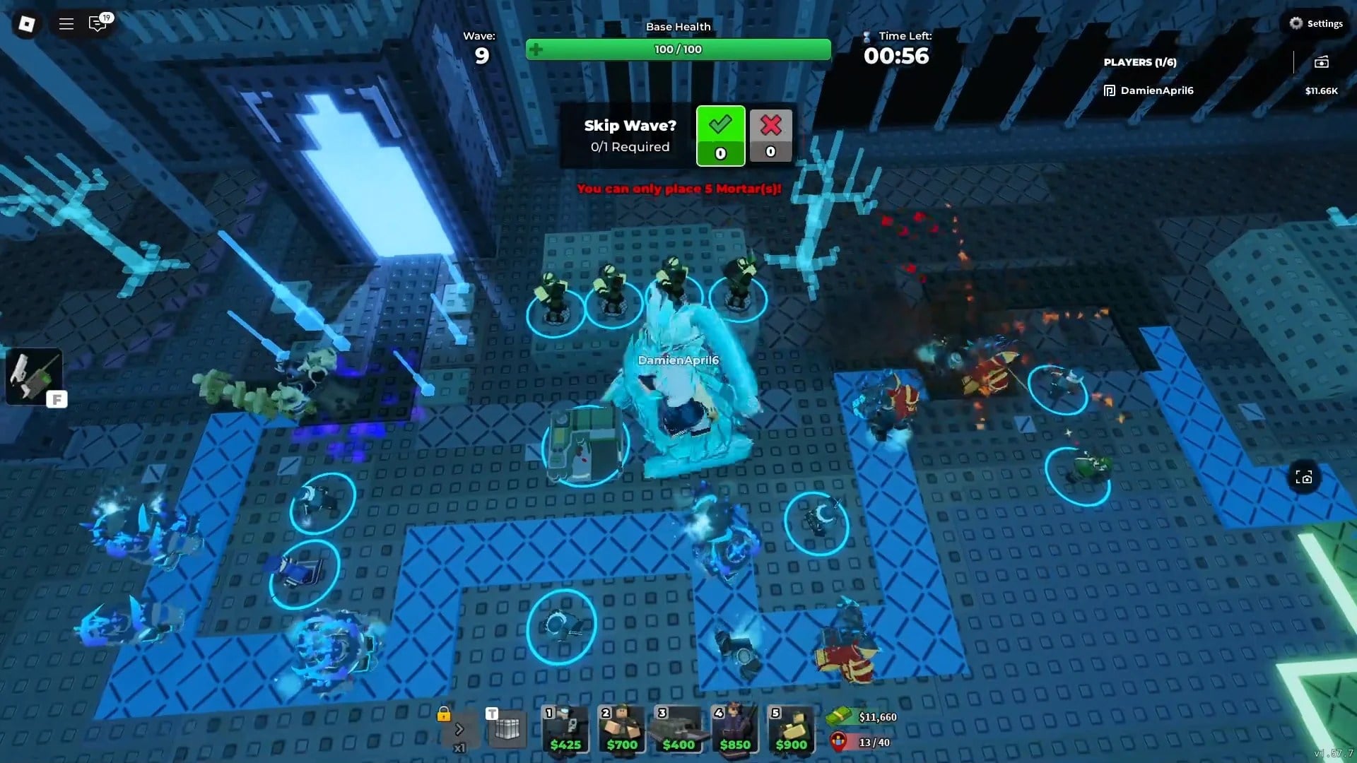 Guide de l'événement du simulateur de défense ultime: Mega Edition The Hunt 8 Aperçu des emplacements optimaux de tour lors de l'utilisation du chargement tacticien dans la quête de l'événement Hunt: Mega Edition dans Tower Defence Simulator