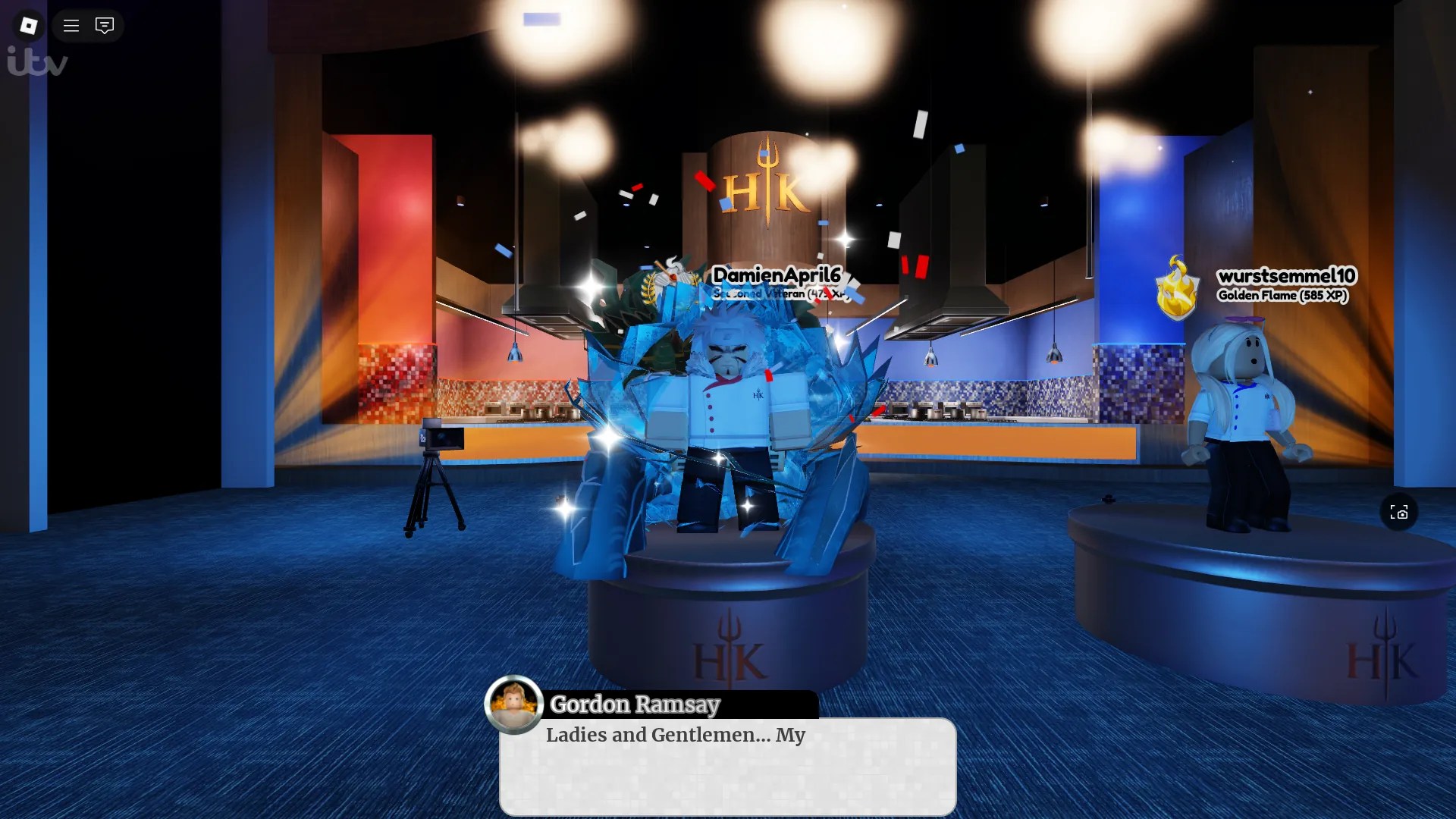 Guide ultime de Roblox Hell's Kitchen : Astuces pour les débutants 7 Podium gagnant dans Hell's Kitchen Roblox