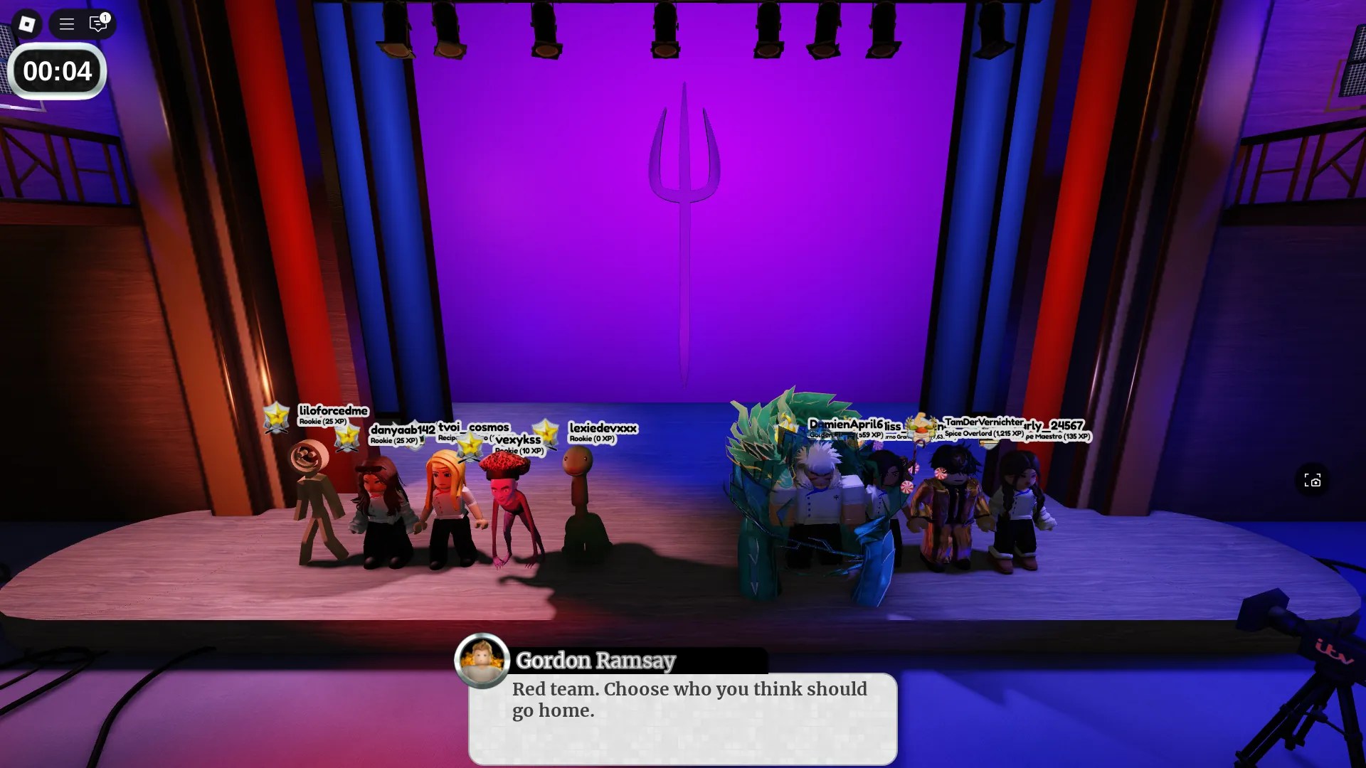 Guide ultime de Roblox Hell's Kitchen : Astuces pour les débutants 12 Vote pour élimination dans Hell's Kitchen Roblox