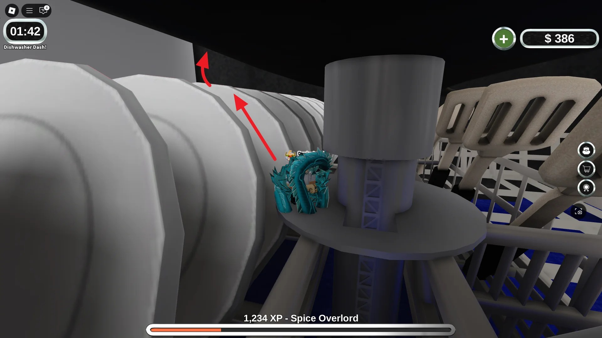 Guide ultime de Roblox Hell's Kitchen : Astuces pour les débutants 14 Étape deux de l'évasion du minijeu des lave-vaisselle dans Hell's Kitchen Roblox