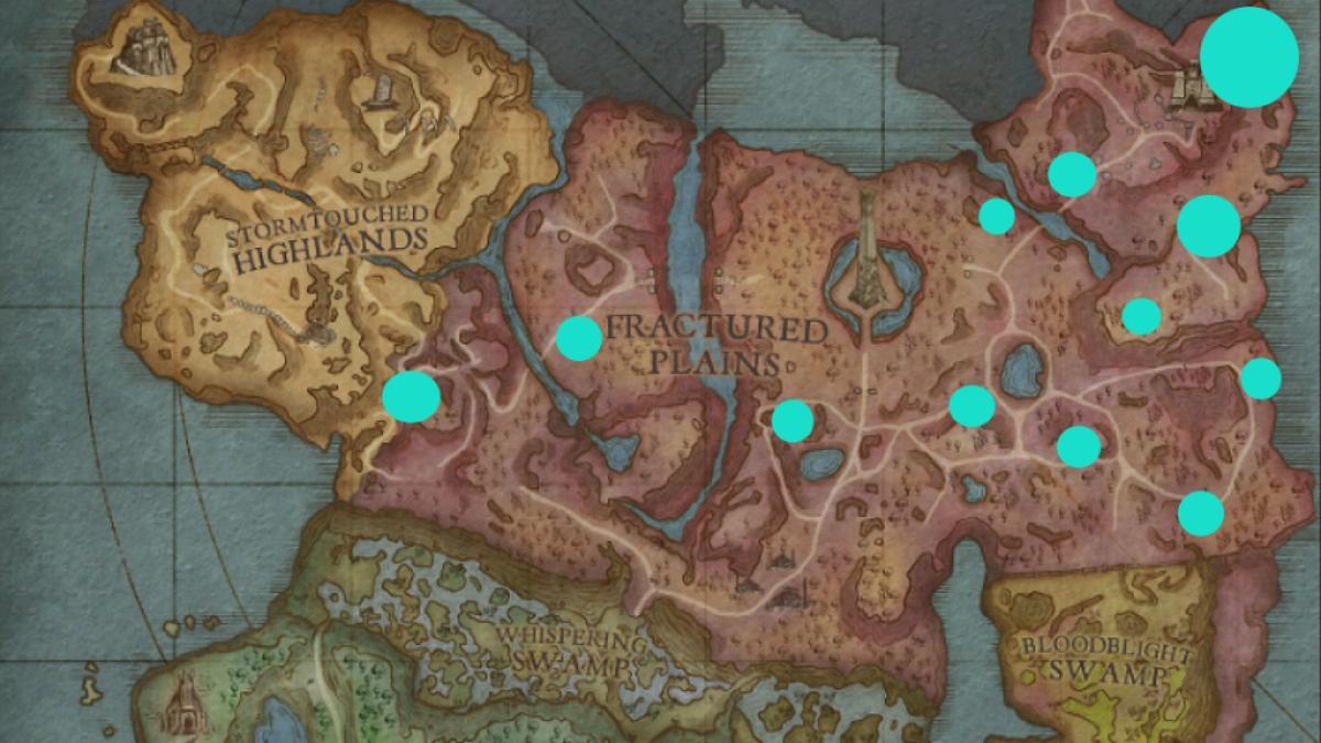 Guide ultime : Comment obtenir de l'Anima sauvage dans RuneScape Dragonwilds 7 Une capture d'écran montrant les emplacements de l'Écorce Infusée d'Anima dans RuneScape Dragonwilds