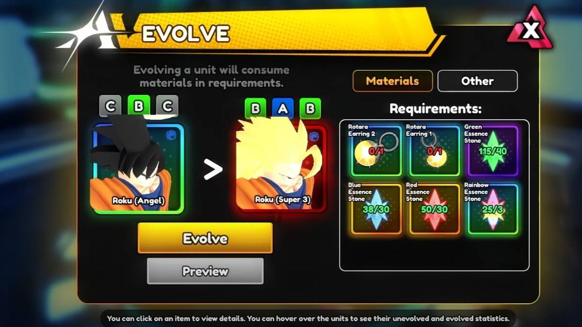 Guide ultime : Obtention et évolution de Roku (Ange) dans Anime Vanguards 6 Roku Angel Evolution dans les avant-gardes d'anime