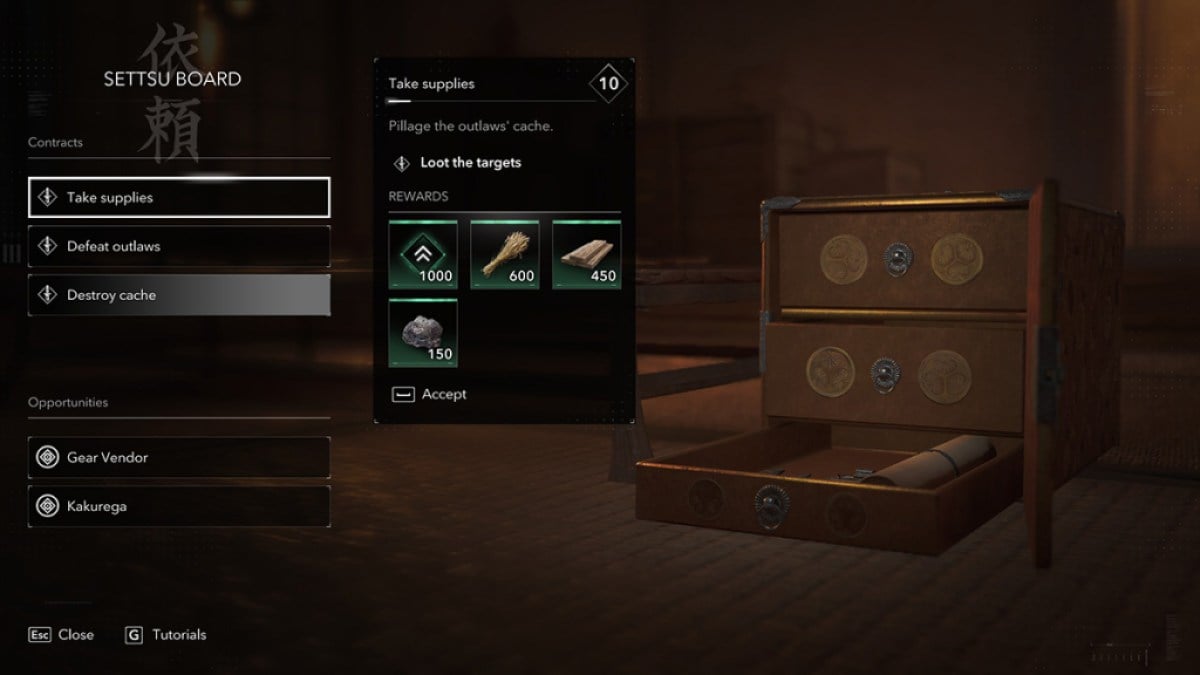 Comprendre les contrats dans Assassin's Creed : explication des ombres 6 Sélection d'un contrat dans la boîte de fichiers