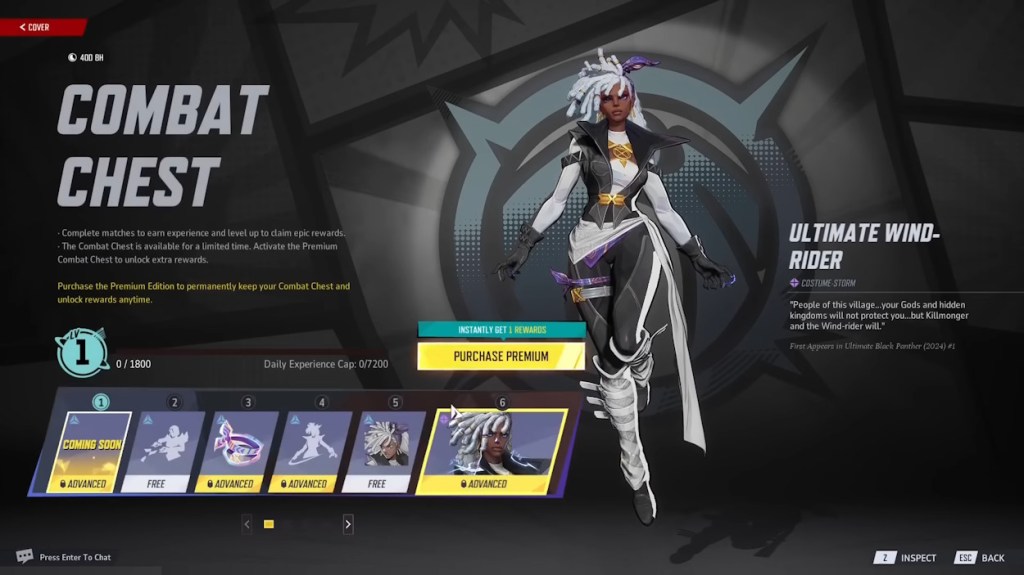 Marvel Rivals Saison 2.5 : Guide Complet des Récompenses de Combat dans le Coffre 6 Storm Ultimate Wind Rider