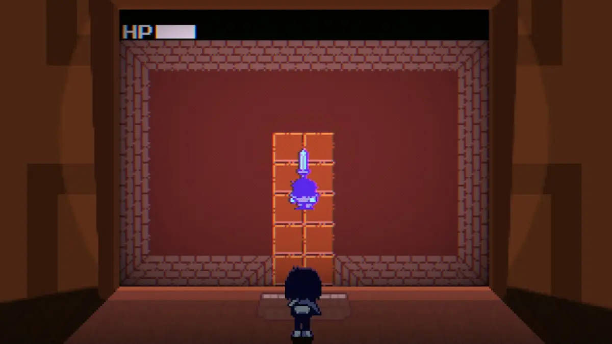 Débloquer la fin secrète de Deltarune Chapitre 3 : Guide étape par étape 7 Deltarune Ice Key minigame's sword