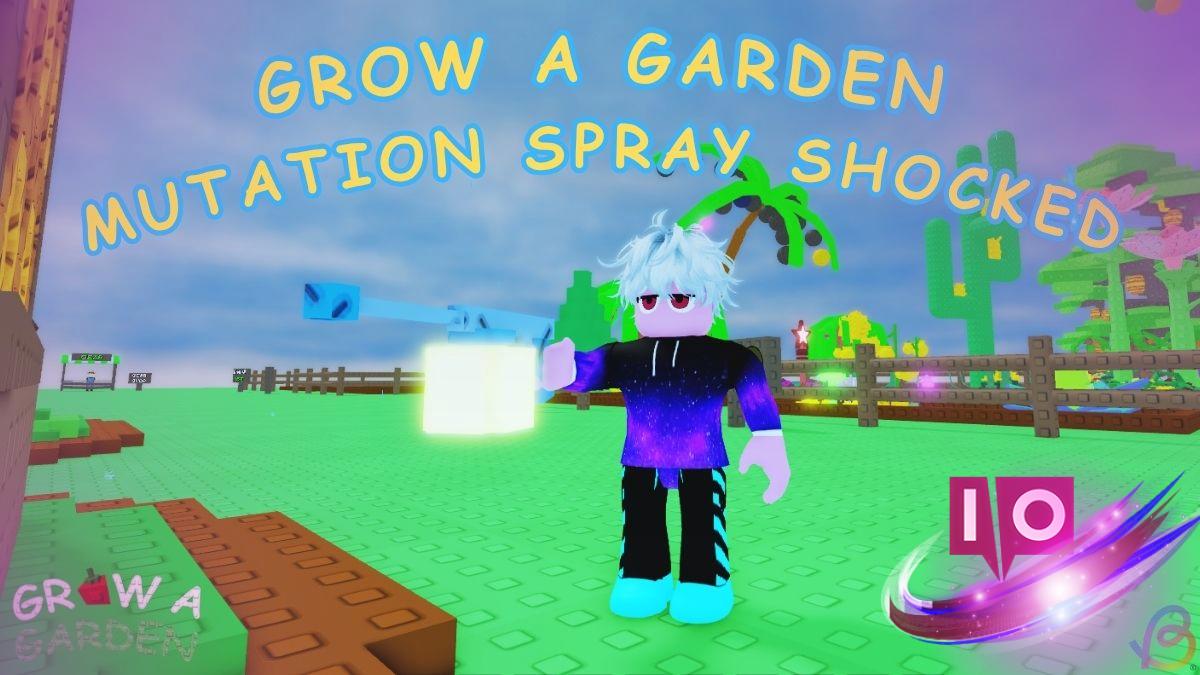 Comment acquérir le spray de mutation choquant dans Grow a Garden 5 Comment acquérir le spray de mutation choquant dans Grow a Garden