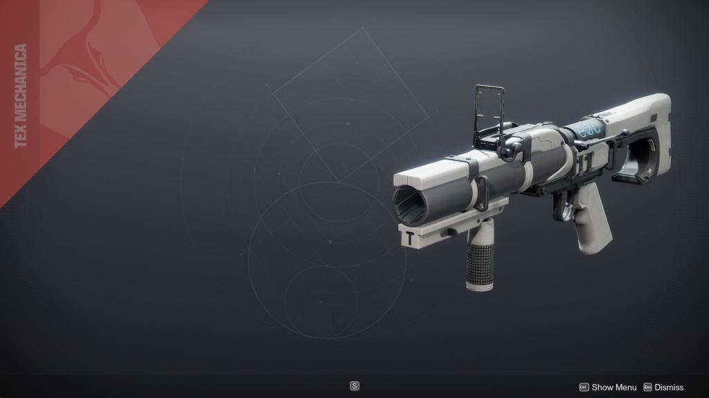 Top 9 des armes du Rite dans Destiny 2 : Guide ultime 13 Le lance-grenades Wilderflight spécial dans l'événement Rite des Neuf de Destiny 2, vu dans les collections.