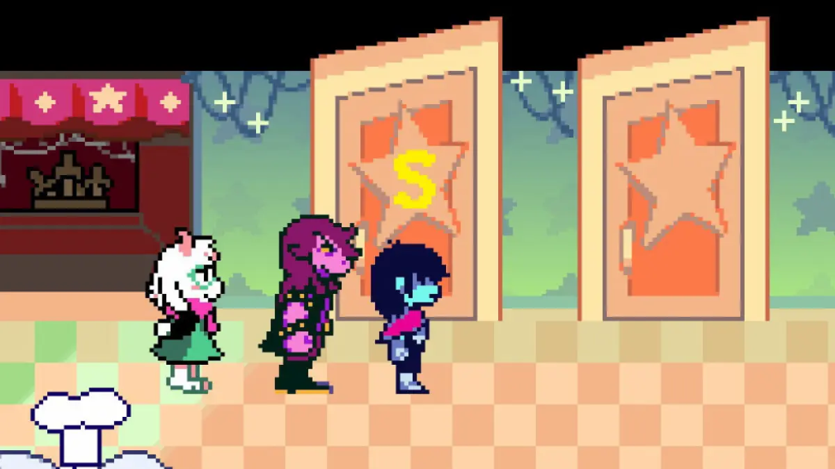 Débloquer la fin secrète de Deltarune Chapitre 3 : Guide étape par étape 6 Deltarune S-Rank door chapter 3
