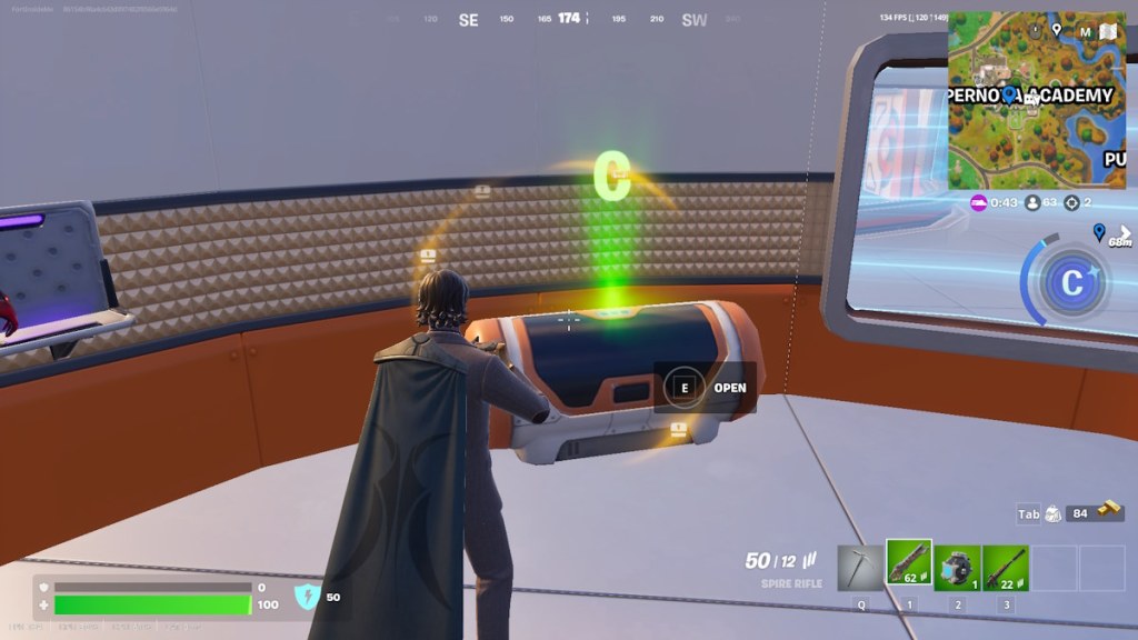 Guide ultime pour obtenir et utiliser les gantelets Myst dans Fortnite 6 Ouvrir une Cache de Héros dans Fortnite