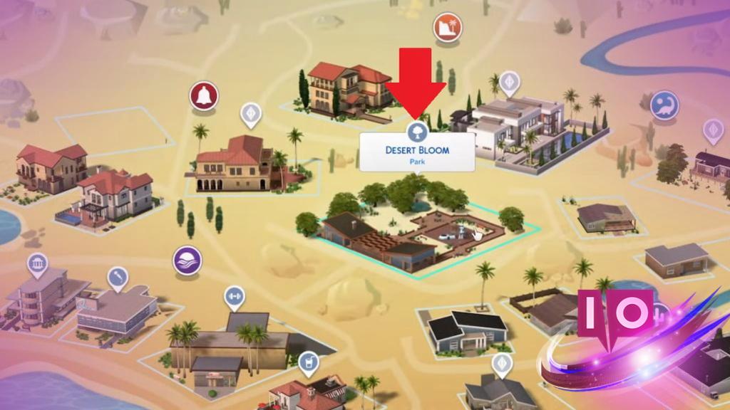 Découvrez les lieux du parc Desert Bloom dans le guide Les Sims 4 5 Découvrez les lieux du parc Desert Bloom dans le guide Les Sims 4