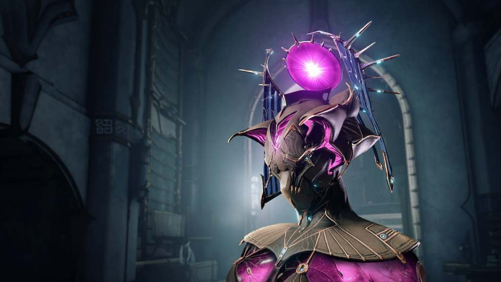 Déverrouiller l'héritage Valkyr dans Warframe : un guide étape par étape 7 Le signa de Valkyr Heirloom apporte une coiffe élégante avec un orbe au milieu.