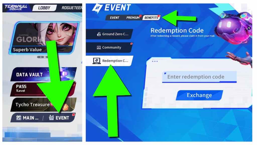Codes de la Brigade Terminull : Guide Complet de Juillet 2025 6 Comment échanger des codes Terminull Brigade.