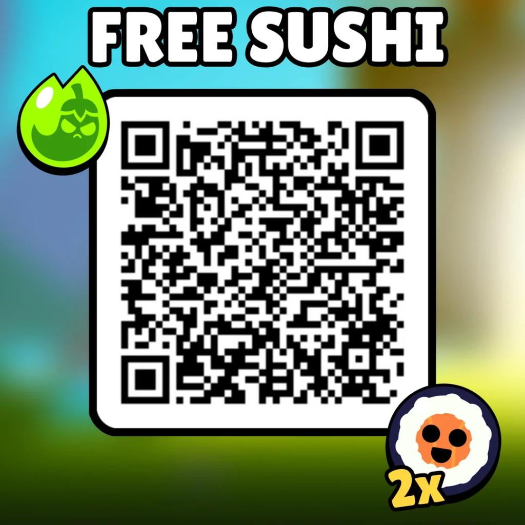 Codes Brawl Stars les plus récents pour septembre 2025 : débloquez des récompenses gratuites ! 6 Code QR Sushi Brawl Stars