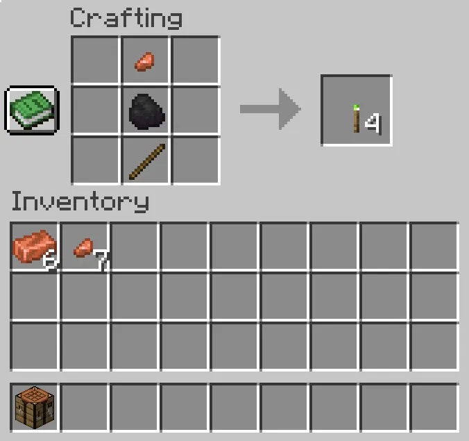Guide ultime : Comment fabriquer une torche en cuivre dans Minecraft 6 recette torche en cuivre minecraft