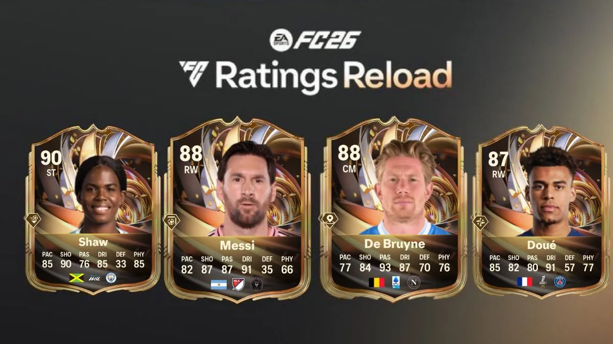 EA FC 26 Classements Reload Équipe 2 : Messi, De Bruyne, Doue & Plus ! 4 EA FC 26 Classements Reload Équipe 2 : Messi, De Bruyne, Doue & Plus !