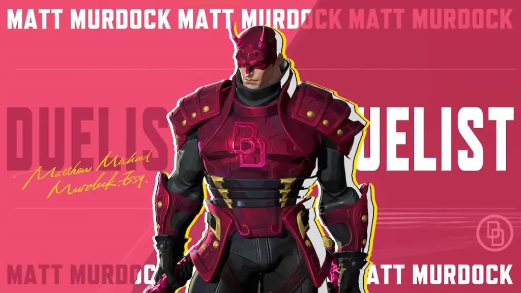 Découvrez la voix de Daredevil dans Marvel Rivals 6 Daredevil Marvel Rivals Duelist art