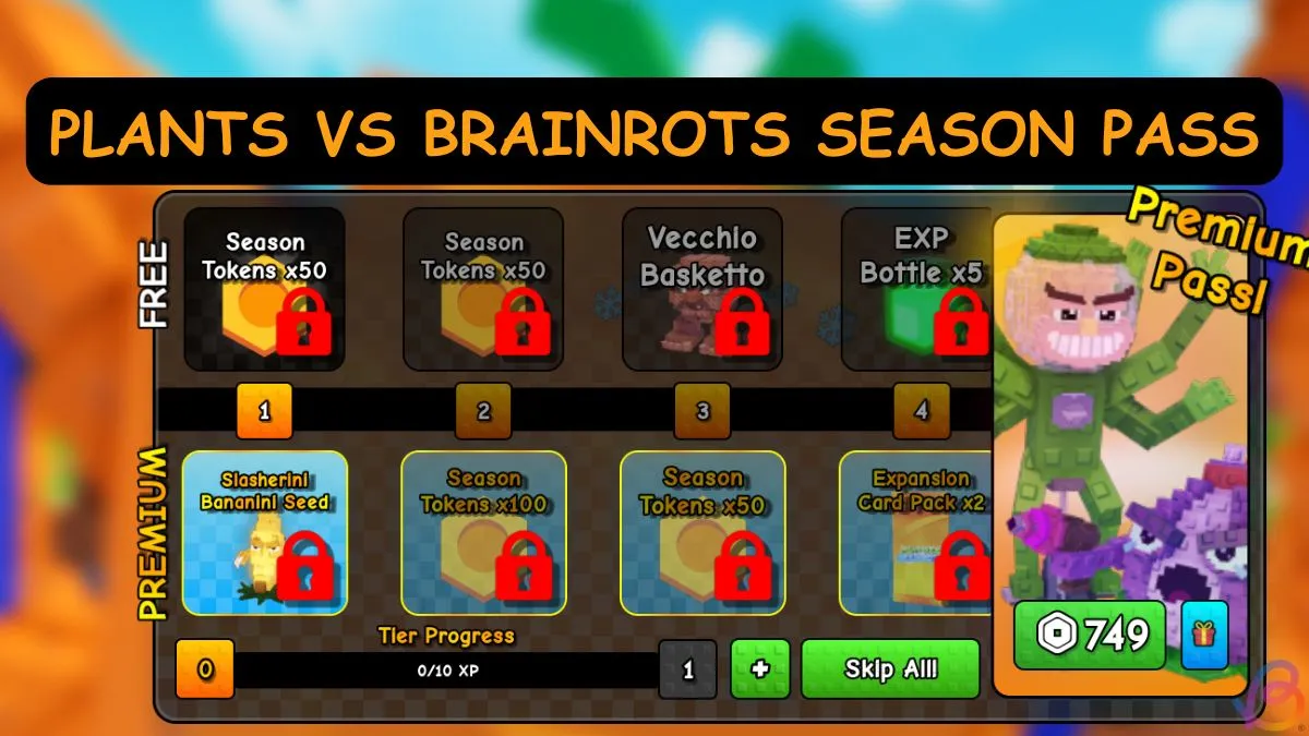 Guide du Pass de Saison de Plants vs Brainrots : Récompenses, Quêtes et Objets 5 Guide du Pass de Saison de Plants vs Brainrots : Récompenses, Quêtes et Objets