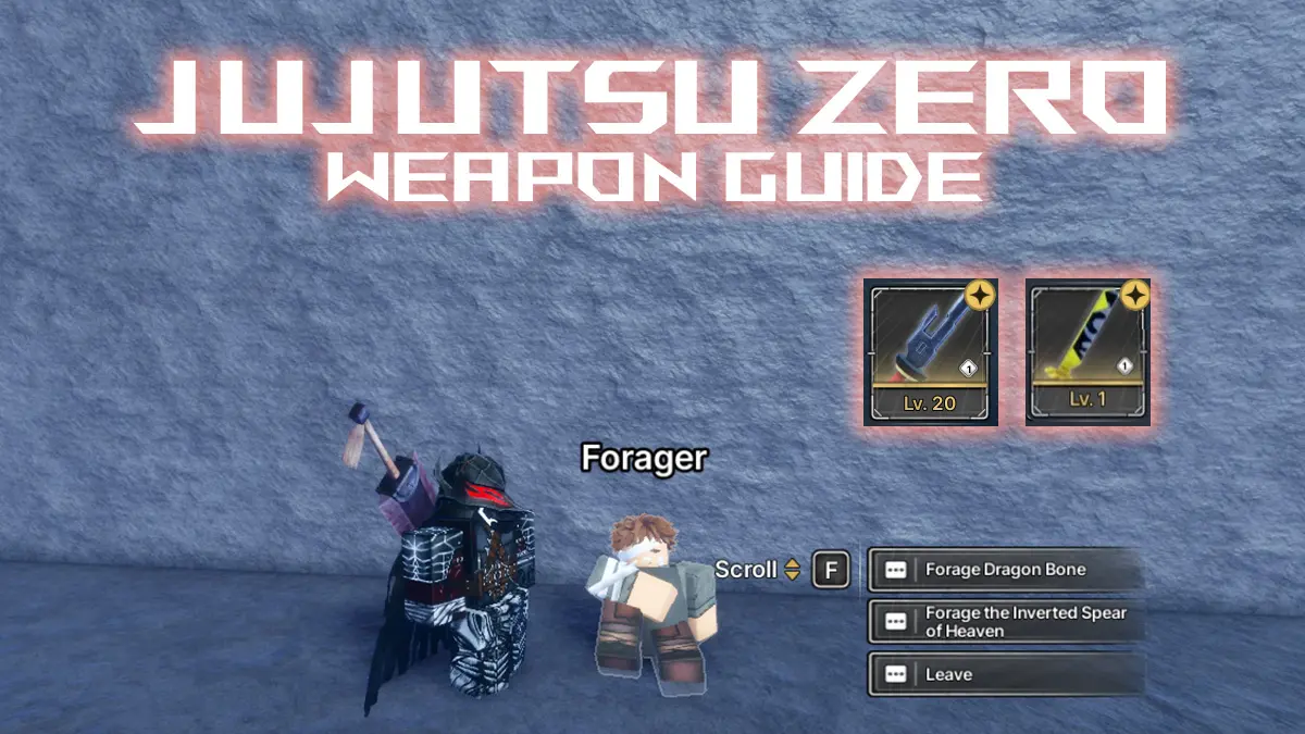 Jujutsu Zero : Guide ultime des emplacements d'armes et de l'artisanat