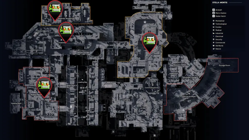 ARC Raiders : Guide et astuces pour la vue 7 Rotary Encoder locations in ARC Raiders