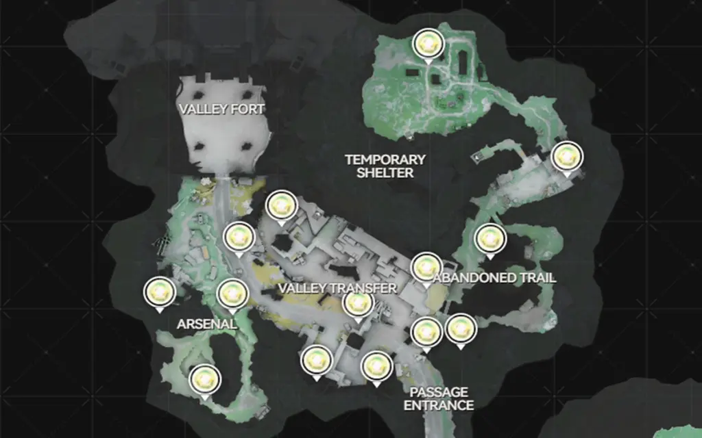 Arknights Endfield : Carte Aurylène et Guide de Farming 6 All Aurylene locations in Valley pass