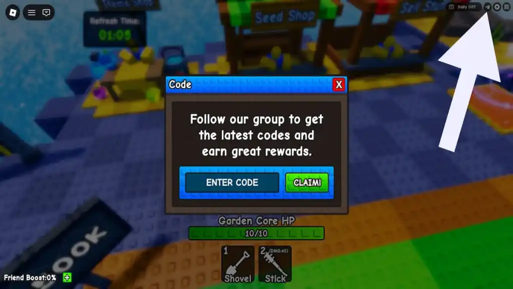 Codes Simulateur Brainrot Plante (Janv. 2026) 6 Comment échanger les codes Plant Brainrot Simulator.