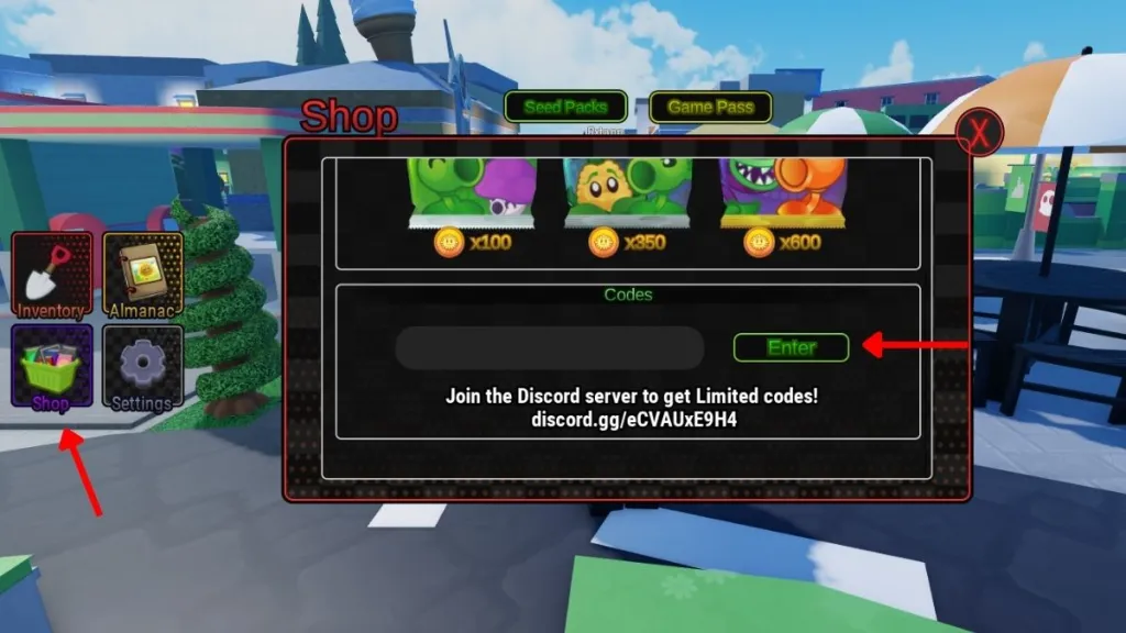Codes de Plants Tower Defense (Janv. 2026) 6 Utiliser les codes Plants Tower Defense