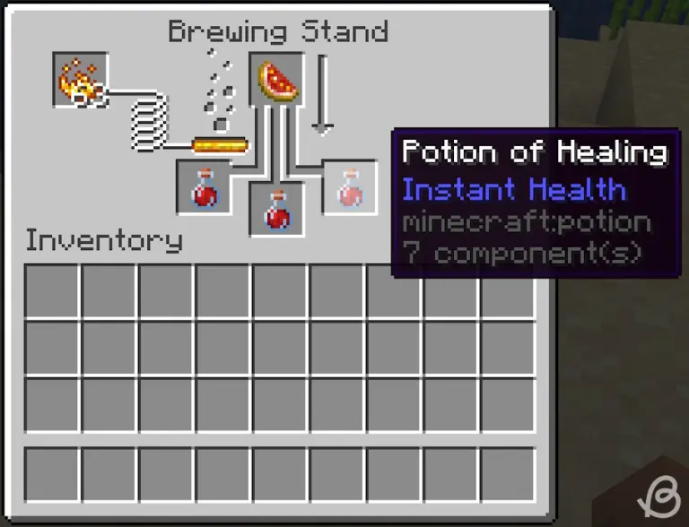 Guide de brassage Minecraft : Toutes les potions (1.21) 9 Minecraft-Potions-Potion-of-healing-and-its-ingredient-in-Minecraft