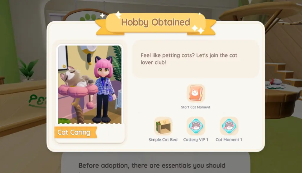 Heartopia Hobbies : Guide de déblocage et activités 6 Adopting cats in Heartopia
