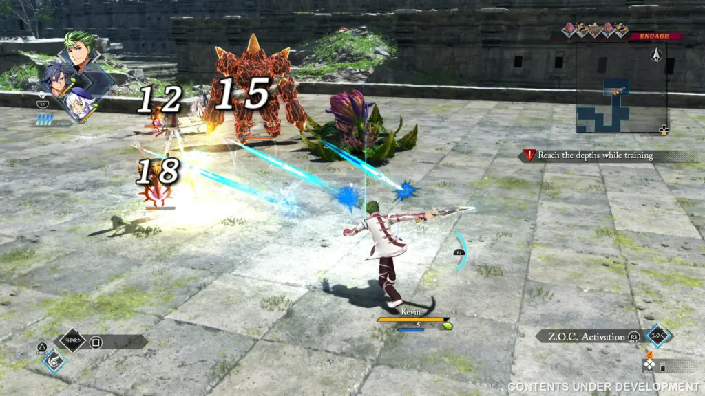 Trails Beyond Horizon : Le combat expliqué 6 Field Battle system in The Legend of Heroes