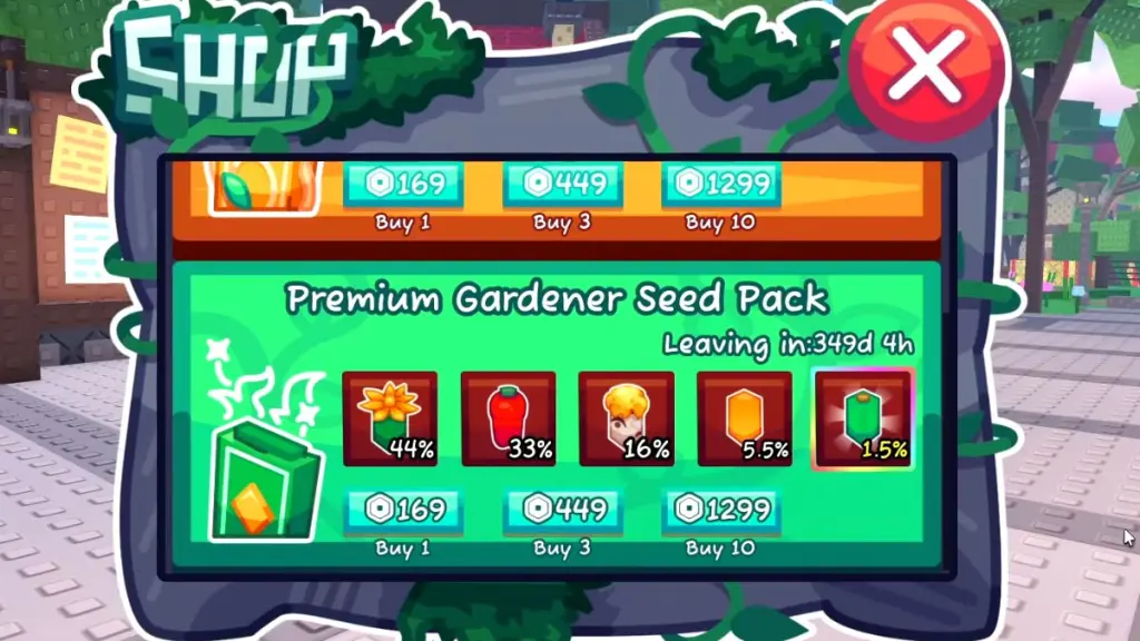Comment obtenir le pack de graines de jardinier dans Horizons du jardin 12 Buy Gardener Seed Pack from the in-game shop