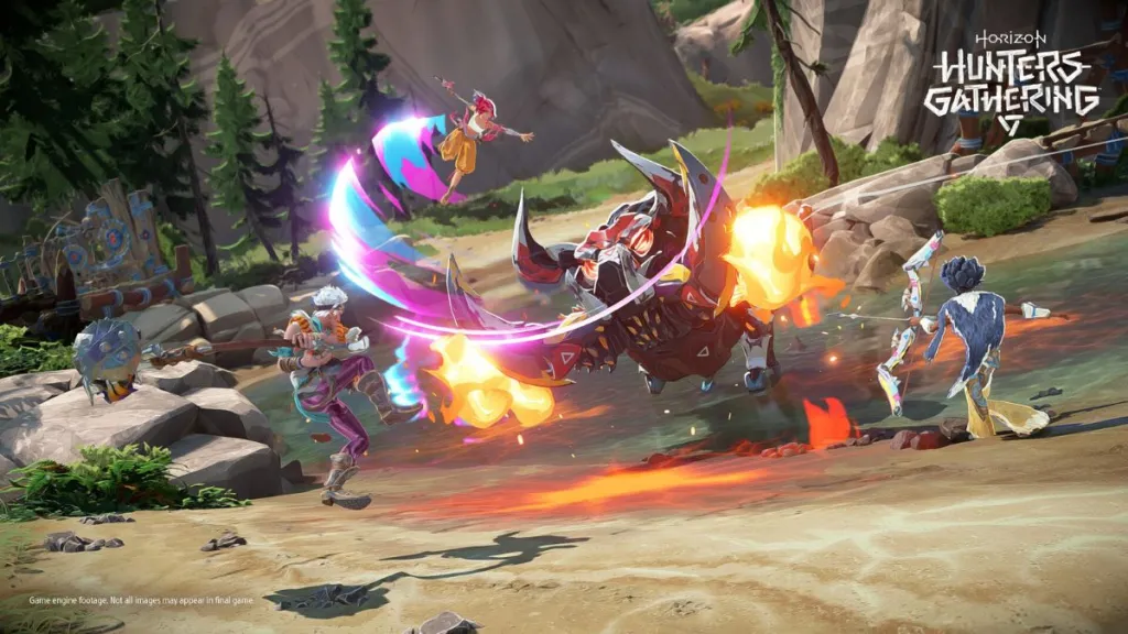 Chasseurs d'Horizons Réunis : Chasse de Robots en Coop ! 6 Horizon Hunters Gathering Combat