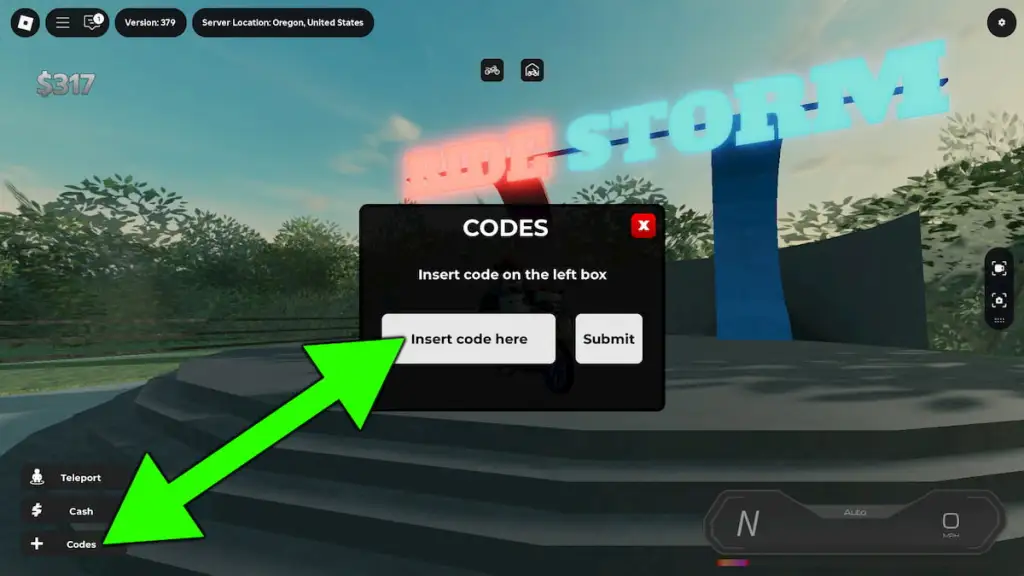 Débloquez les codes Ride Storm – Guide et mises à jour de février 2026 6 How to redeem Ride Storm codes.
