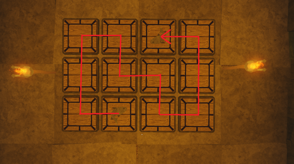 Guide de puzzle du Temple Abyssal Englouti : Comment obtenir les coffres au trésor 6 Abyss Sunken Temple Puzzle 1 Solution